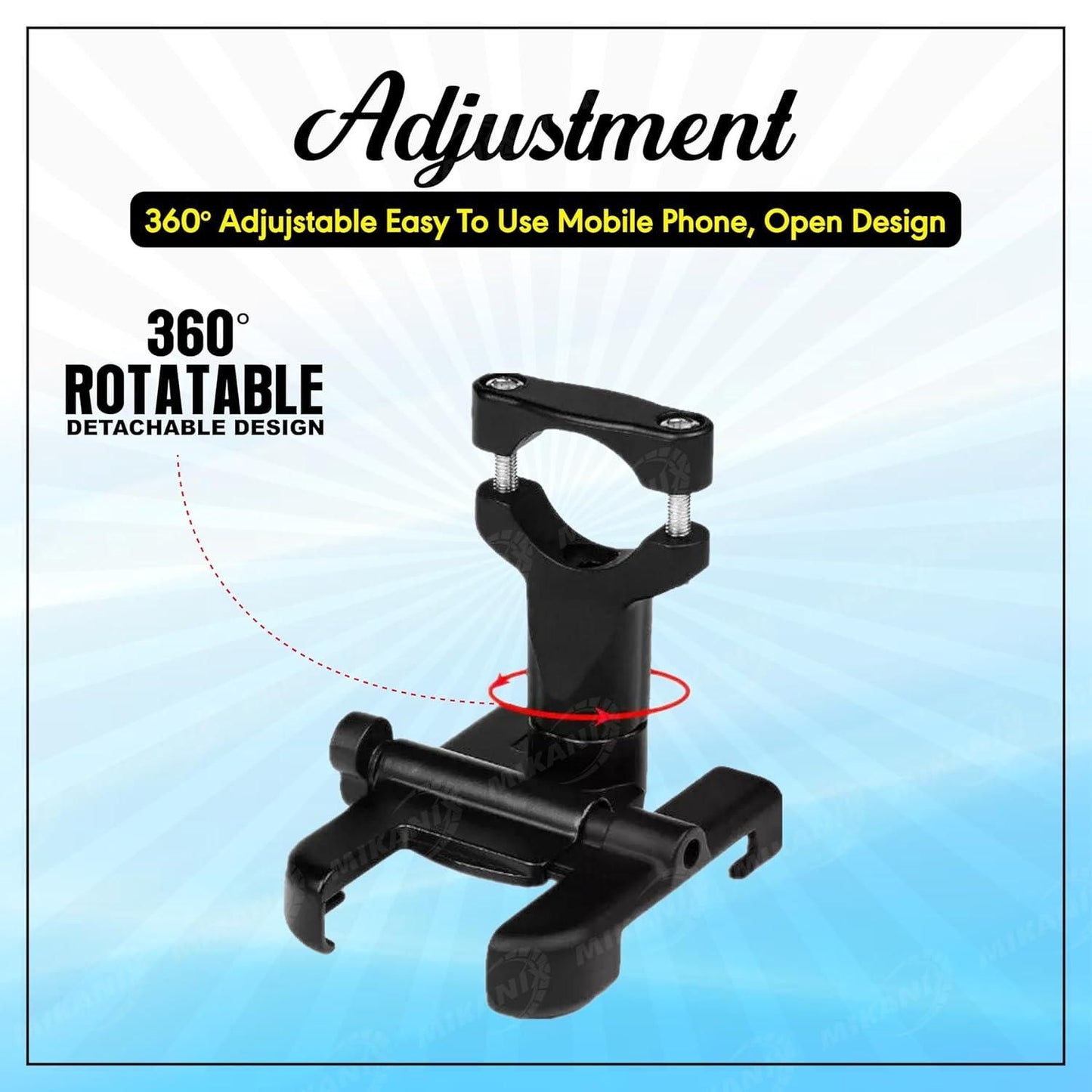 🌀 360° Rotation Phone Mount – Perfect Grip, Perfect Ride! 🚴📱